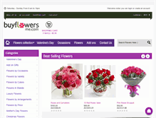 Tablet Screenshot of buyflowersme.com
